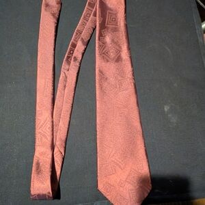 The Men's Store Red Patterned Tie